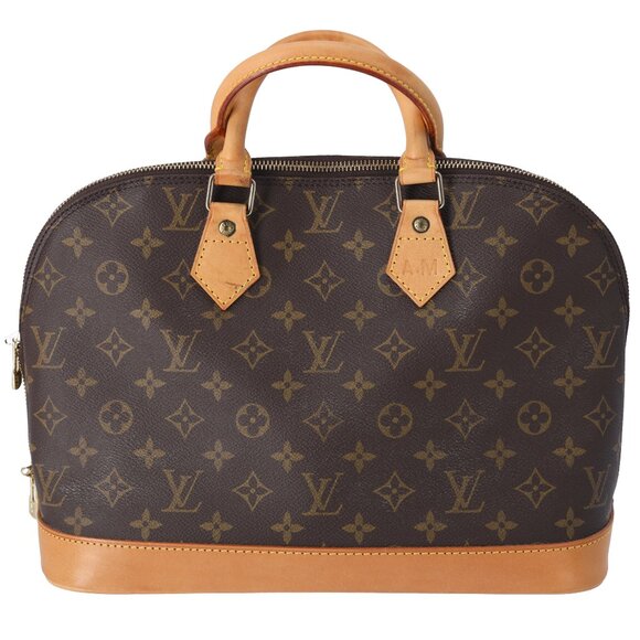 Louis Vuitton Alma Monogram Handbag M51130 Brown Canvas - Picture 1 of 8